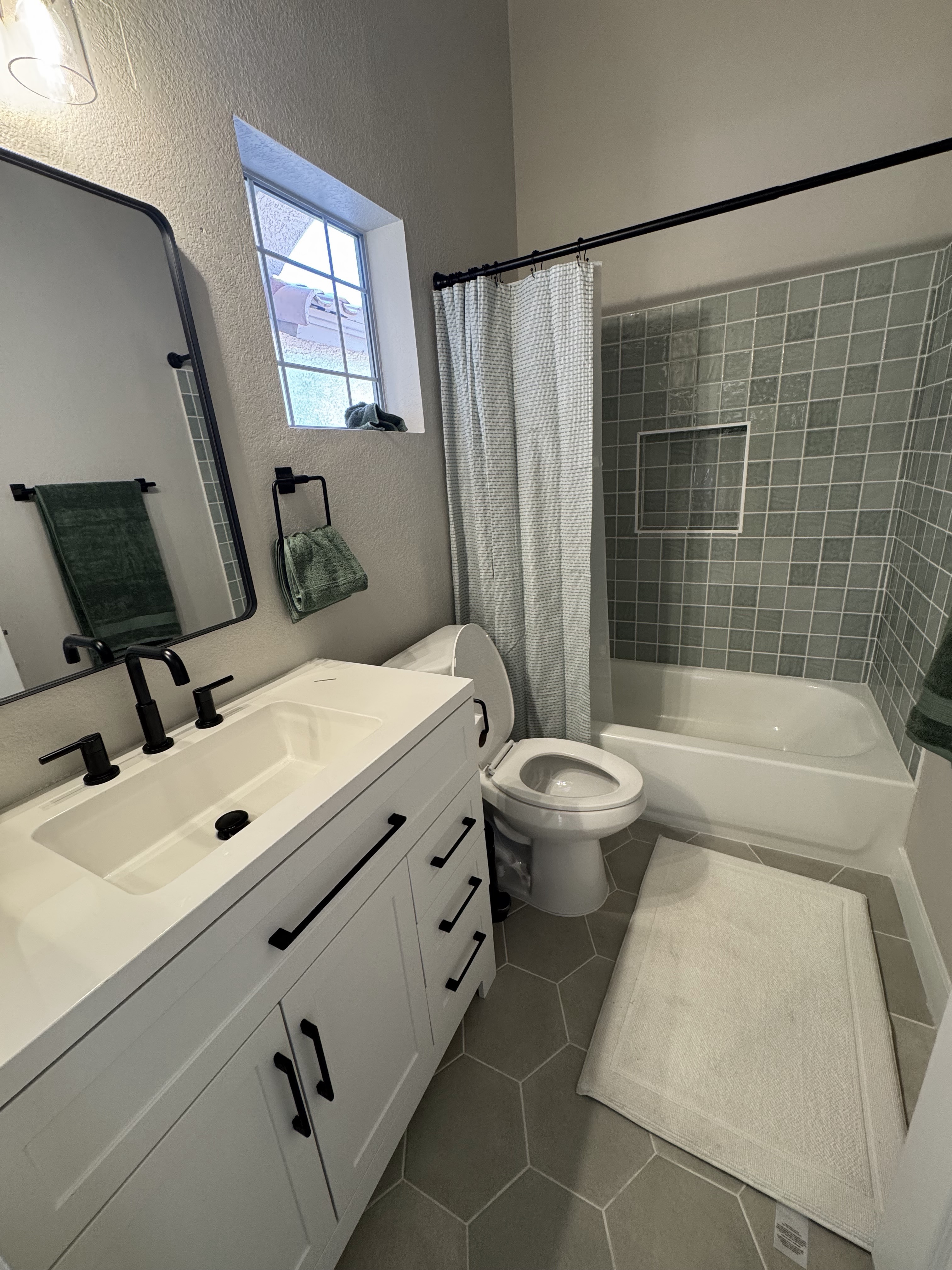 Bathroom after renovation